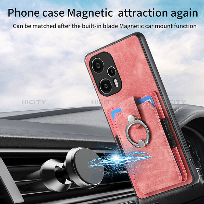 Funda Silicona Carcasa Ultrafina Goma con Magnetico S04D para Xiaomi Poco F5 5G
