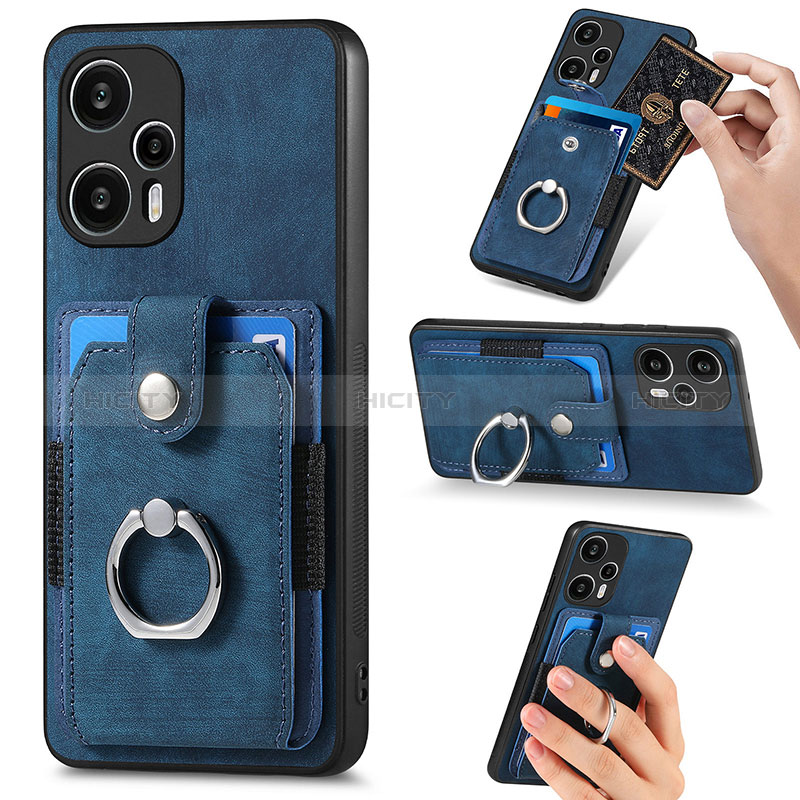 Funda Silicona Carcasa Ultrafina Goma con Magnetico S04D para Xiaomi Poco F5 5G