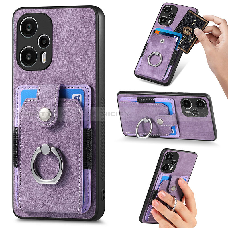 Funda Silicona Carcasa Ultrafina Goma con Magnetico S04D para Xiaomi Poco F5 5G