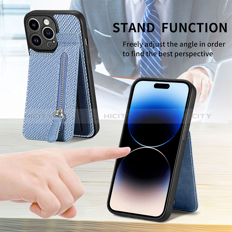 Funda Silicona Carcasa Ultrafina Goma con Magnetico S05D para Apple iPhone 13 Pro