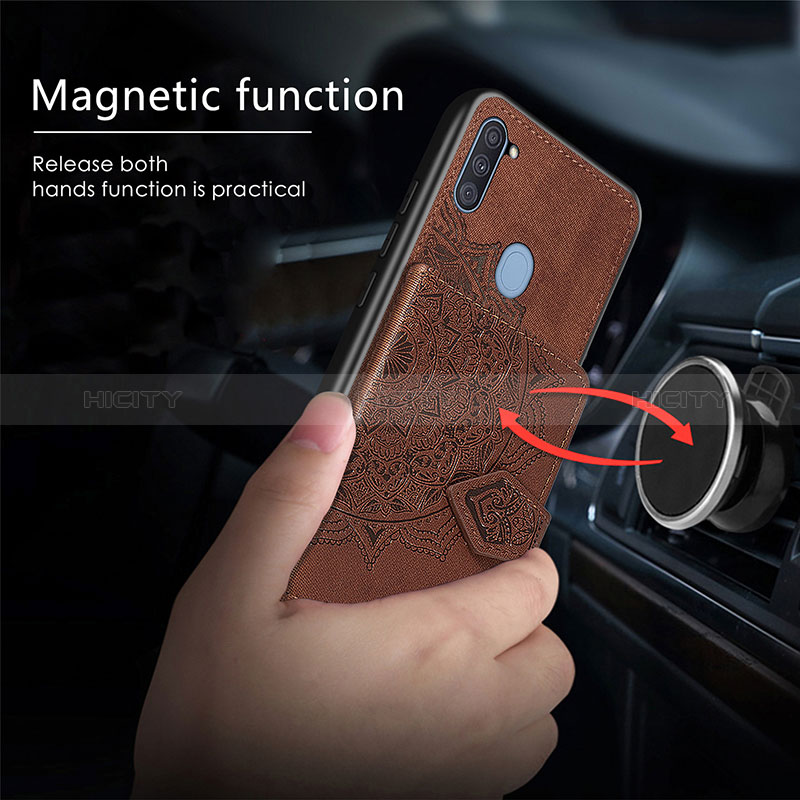 Funda Silicona Carcasa Ultrafina Goma con Magnetico S05D para Samsung Galaxy M11