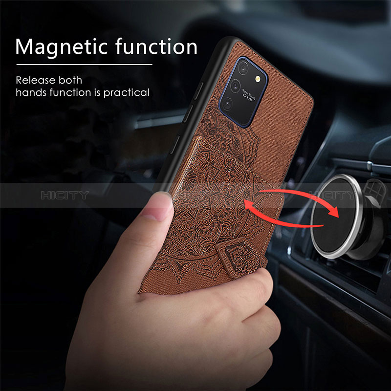 Funda Silicona Carcasa Ultrafina Goma con Magnetico S05D para Samsung Galaxy S10 Lite