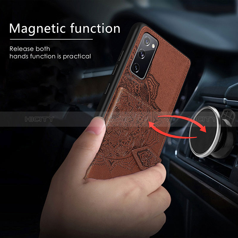 Funda Silicona Carcasa Ultrafina Goma con Magnetico S05D para Samsung Galaxy S20 FE 5G