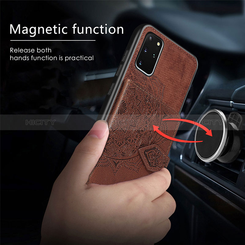 Funda Silicona Carcasa Ultrafina Goma con Magnetico S05D para Samsung Galaxy S20 Plus 5G
