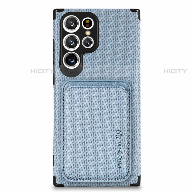 Funda Silicona Carcasa Ultrafina Goma con Magnetico S05D para Samsung Galaxy S21 Ultra 5G