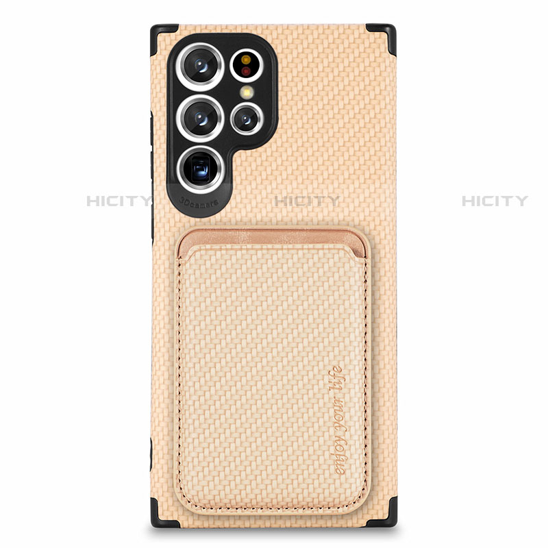 Funda Silicona Carcasa Ultrafina Goma con Magnetico S05D para Samsung Galaxy S22 Ultra 5G