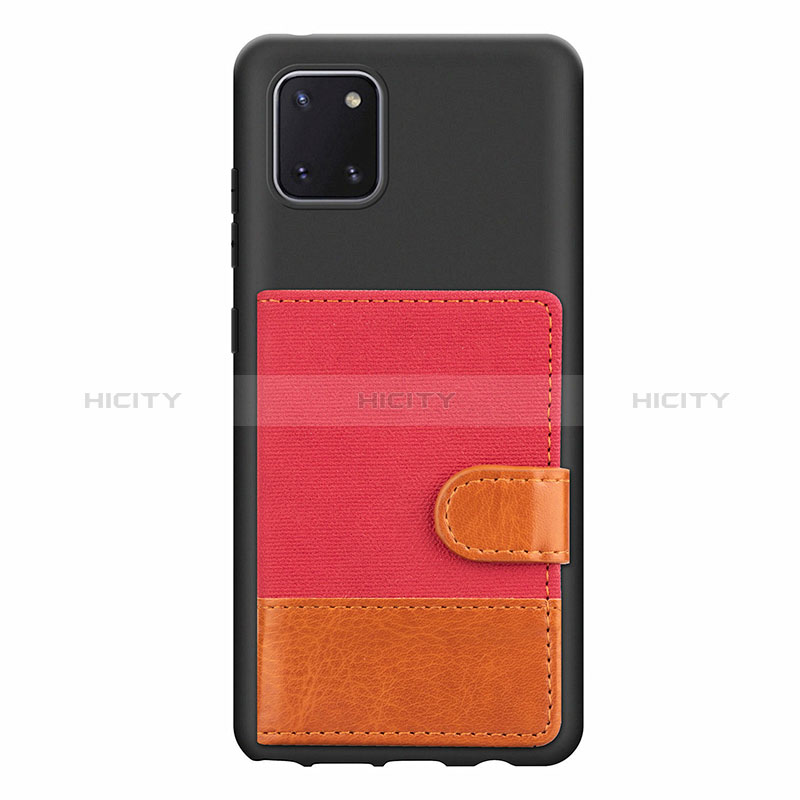 Funda Silicona Carcasa Ultrafina Goma con Magnetico S06D para Samsung Galaxy A81