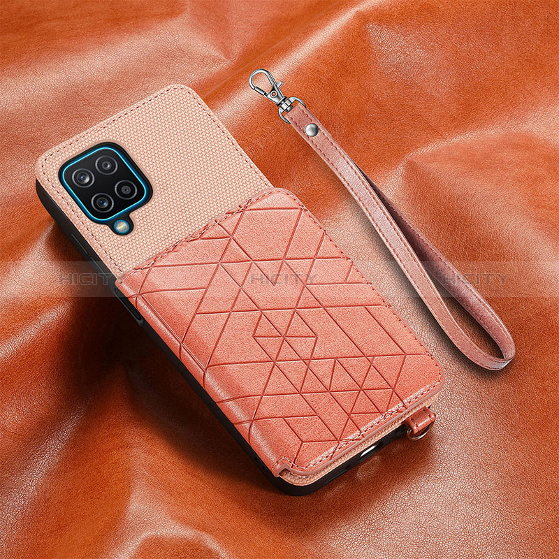 Funda Silicona Carcasa Ultrafina Goma con Magnetico S07D para Samsung Galaxy A12