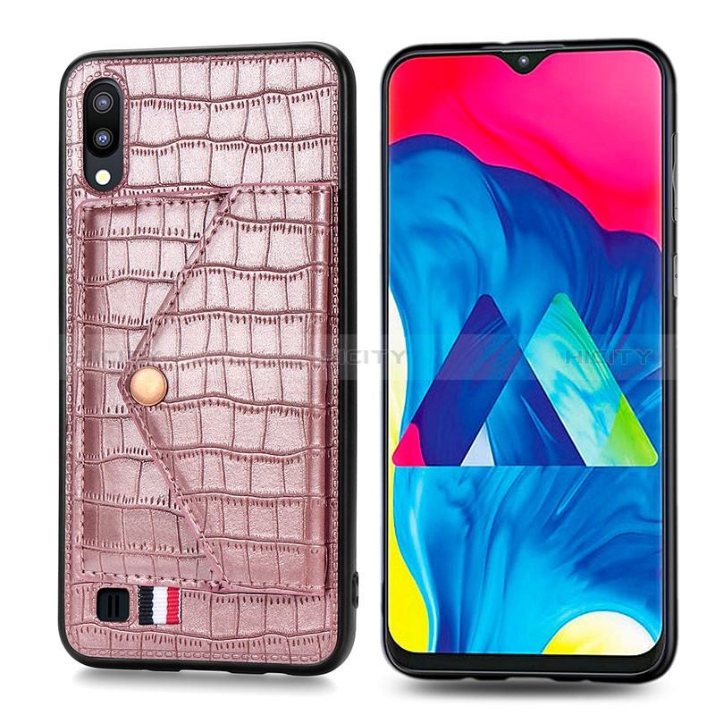 Funda Silicona Carcasa Ultrafina Goma con Magnetico S07D para Samsung Galaxy M10