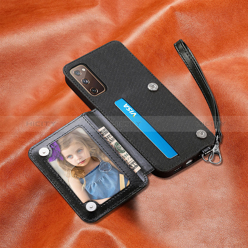 Funda Silicona Carcasa Ultrafina Goma con Magnetico S07D para Samsung Galaxy S20 Lite 5G