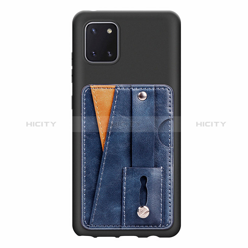 Funda Silicona Carcasa Ultrafina Goma con Magnetico S08D para Samsung Galaxy A81