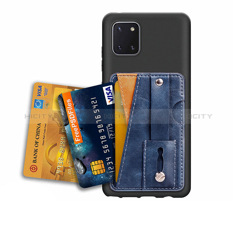 Funda Silicona Carcasa Ultrafina Goma con Magnetico S08D para Samsung Galaxy Note 10 Lite