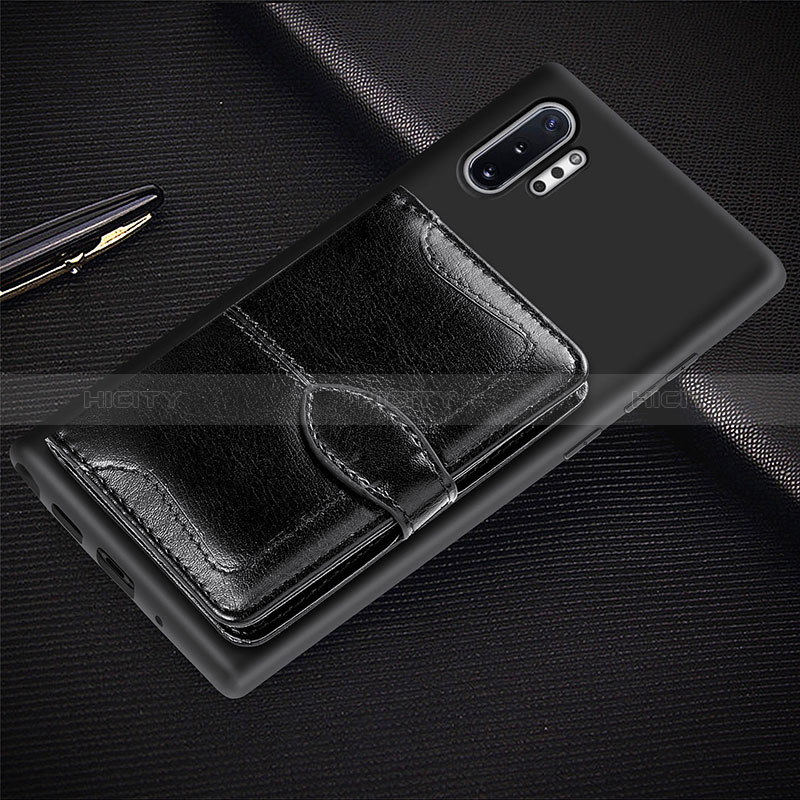 Funda Silicona Carcasa Ultrafina Goma con Magnetico S08D para Samsung Galaxy Note 10 Plus 5G