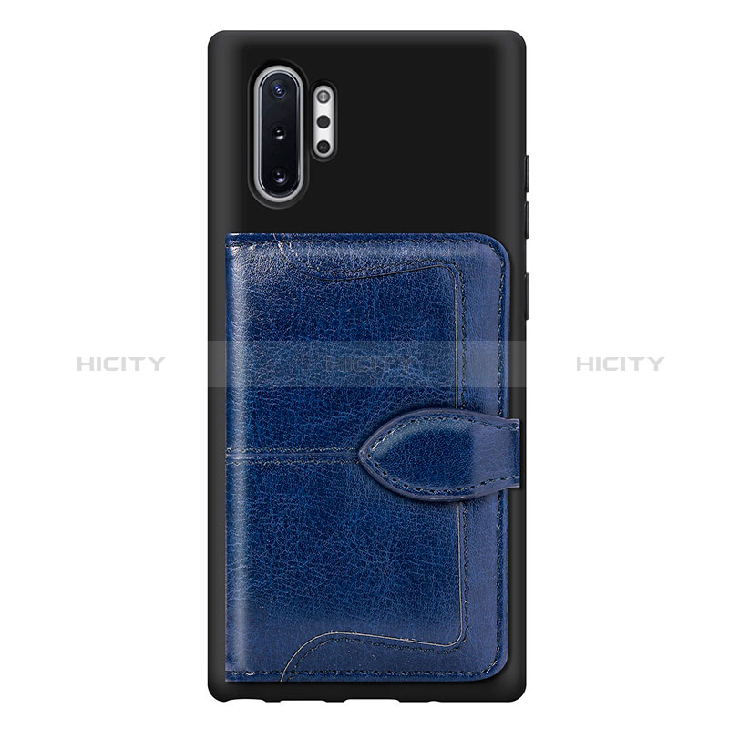 Funda Silicona Carcasa Ultrafina Goma con Magnetico S08D para Samsung Galaxy Note 10 Plus 5G