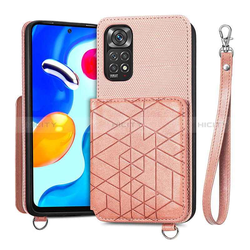 Funda Silicona Carcasa Ultrafina Goma con Magnetico S08D para Xiaomi Redmi Note 11 4G (2022)