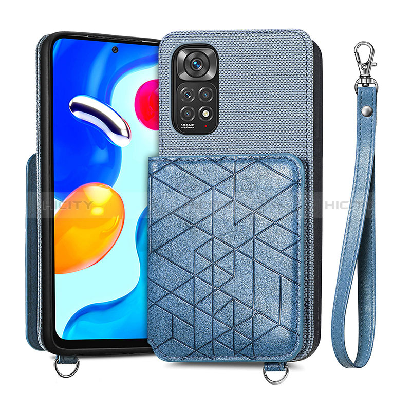 Funda Silicona Carcasa Ultrafina Goma con Magnetico S08D para Xiaomi Redmi Note 11 4G (2022)