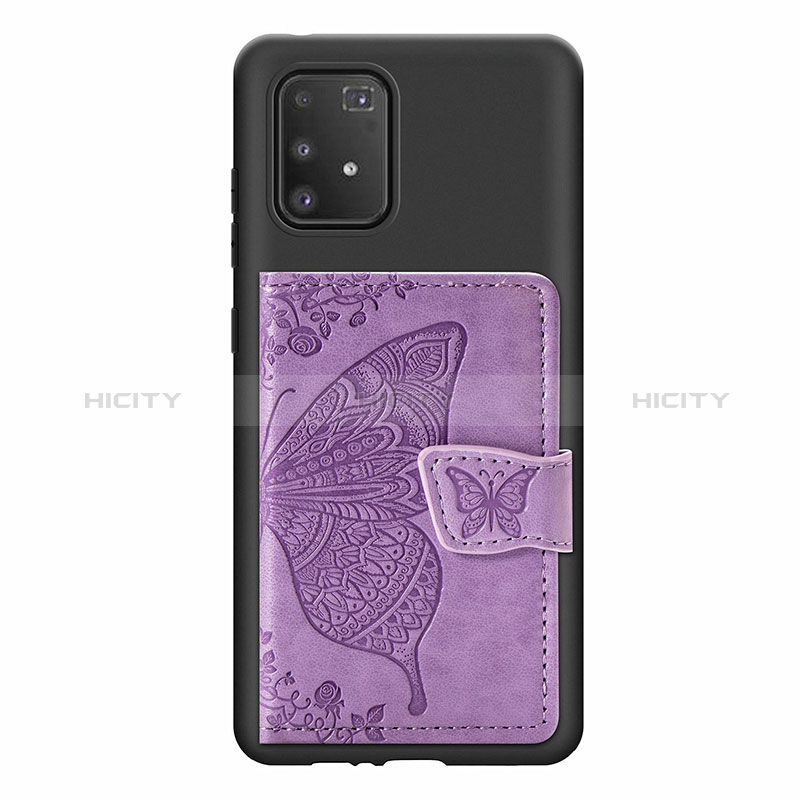 Funda Silicona Carcasa Ultrafina Goma con Magnetico S09D para Samsung Galaxy M80S