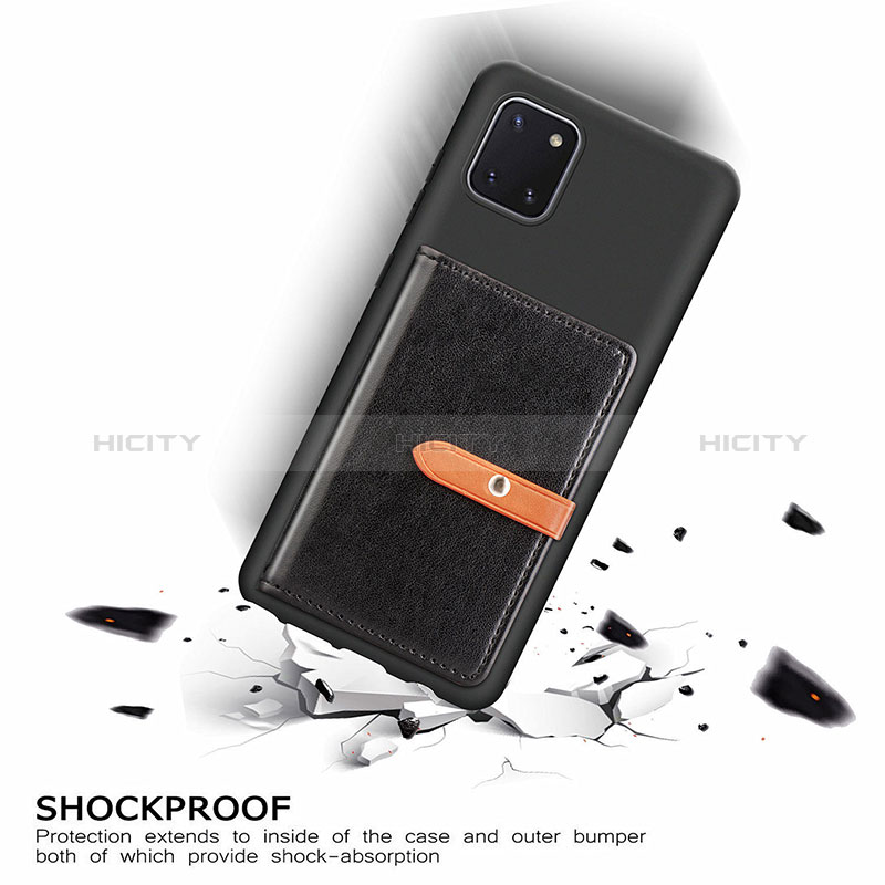 Funda Silicona Carcasa Ultrafina Goma con Magnetico S10D para Samsung Galaxy A81