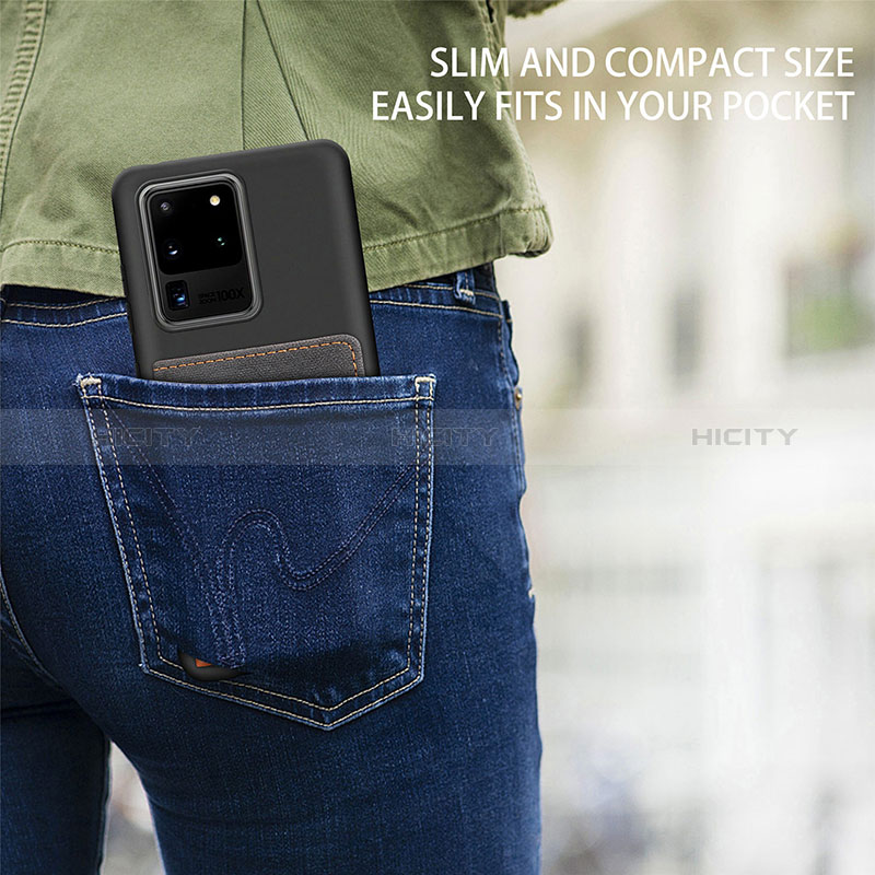 Funda Silicona Carcasa Ultrafina Goma con Magnetico S10D para Samsung Galaxy S20 Ultra 5G