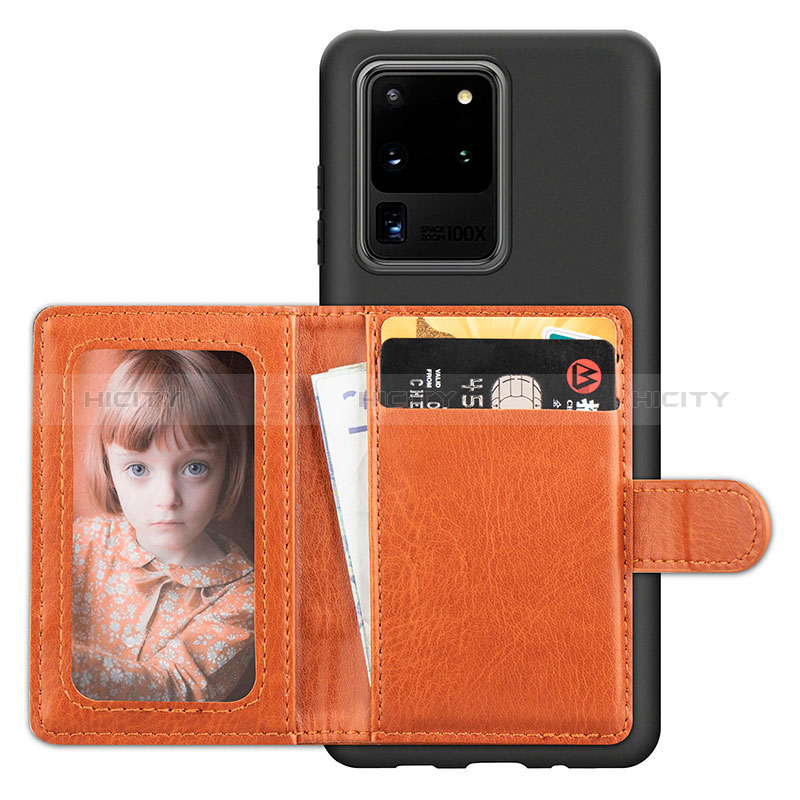 Funda Silicona Carcasa Ultrafina Goma con Magnetico S10D para Samsung Galaxy S20 Ultra 5G