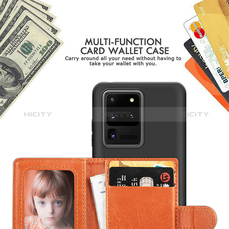 Funda Silicona Carcasa Ultrafina Goma con Magnetico S10D para Samsung Galaxy S20 Ultra 5G