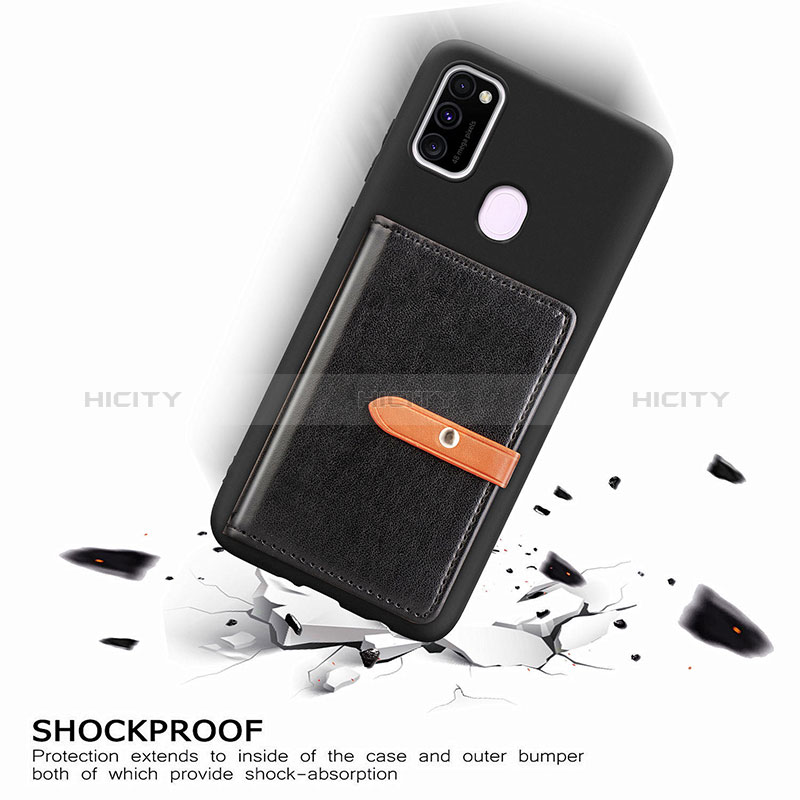 Funda Silicona Carcasa Ultrafina Goma con Magnetico S11D para Samsung Galaxy M30s