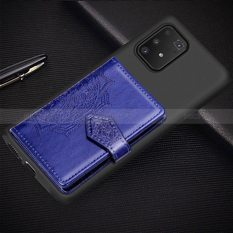 Funda Silicona Carcasa Ultrafina Goma con Magnetico S12D para Samsung Galaxy A91