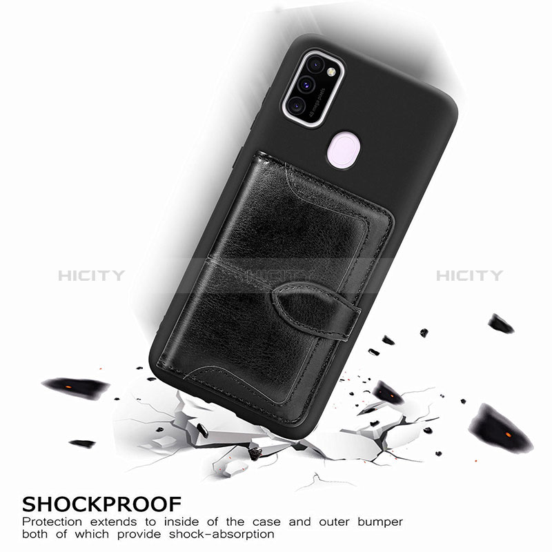 Funda Silicona Carcasa Ultrafina Goma con Magnetico S12D para Samsung Galaxy M30s