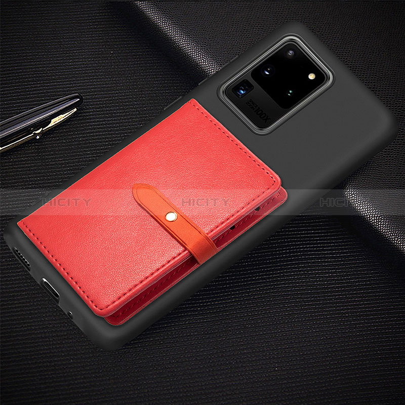 Funda Silicona Carcasa Ultrafina Goma con Magnetico S12D para Samsung Galaxy S20 Ultra