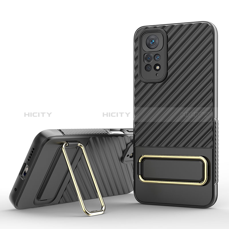 Funda Silicona Carcasa Ultrafina Goma con Soporte KC1 para Xiaomi Redmi Note 11 4G (2022)