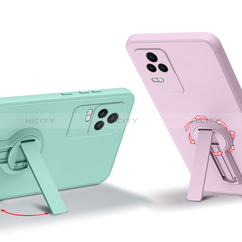 Funda Silicona Carcasa Ultrafina Goma con Soporte para Xiaomi Poco F4 5G