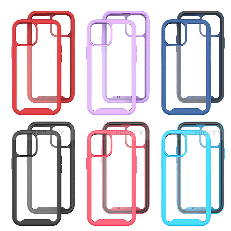 Funda Silicona Carcasa Ultrafina Goma Frontal y Trasera 360 Grados para Apple iPhone 13 Mini