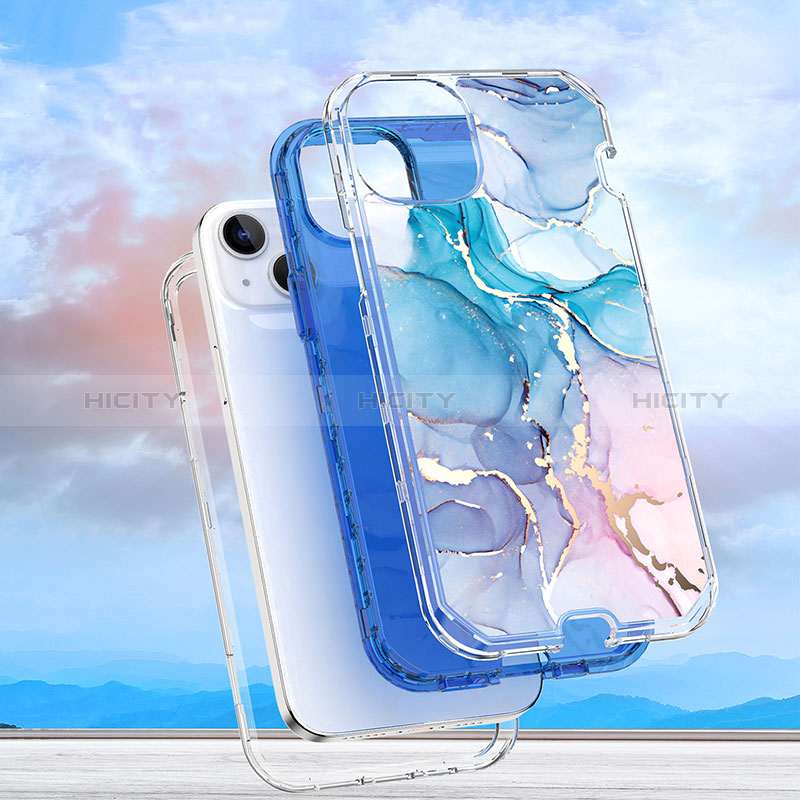 Funda Silicona Carcasa Ultrafina Goma Frontal y Trasera 360 Grados YJ1 para Apple iPhone 13 Pro Max