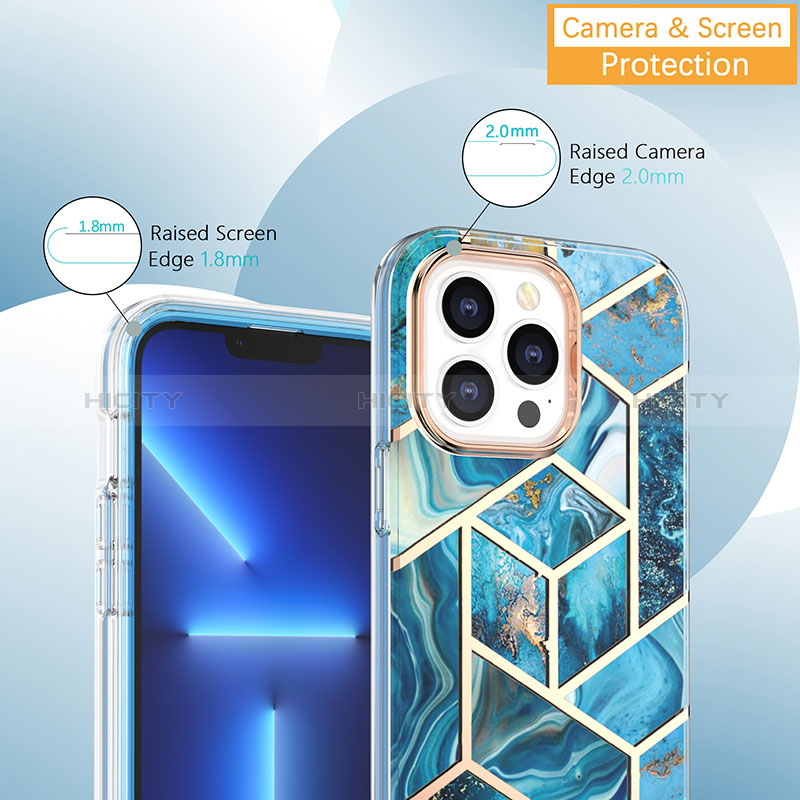 Funda Silicona Carcasa Ultrafina Goma Frontal y Trasera 360 Grados YJ3 para Apple iPhone 13 Pro