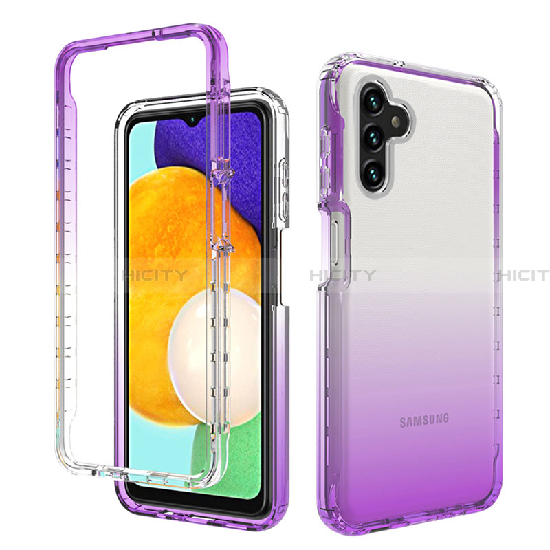 Funda Silicona Carcasa Ultrafina Transparente Goma Frontal y Trasera 360 Grados Gradiente JX1 para Samsung Galaxy A13 5G