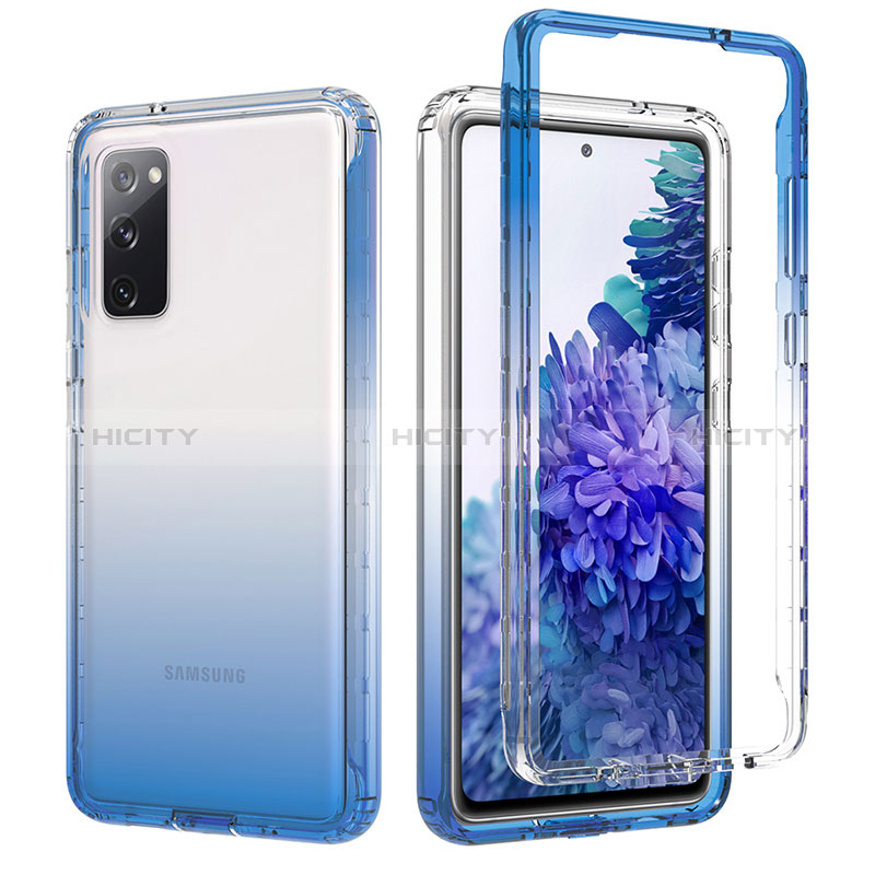 Funda Silicona Carcasa Ultrafina Transparente Goma Frontal y Trasera 360 Grados Gradiente JX1 para Samsung Galaxy S20 Lite 5G