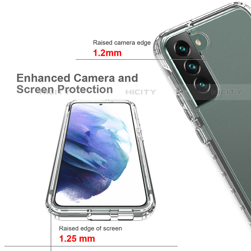 Funda Silicona Carcasa Ultrafina Transparente Goma Frontal y Trasera 360 Grados Gradiente M01 para Samsung Galaxy S21 Plus 5G