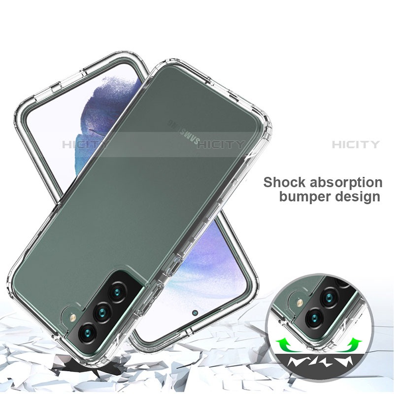 Funda Silicona Carcasa Ultrafina Transparente Goma Frontal y Trasera 360 Grados Gradiente M01 para Samsung Galaxy S21 Plus 5G