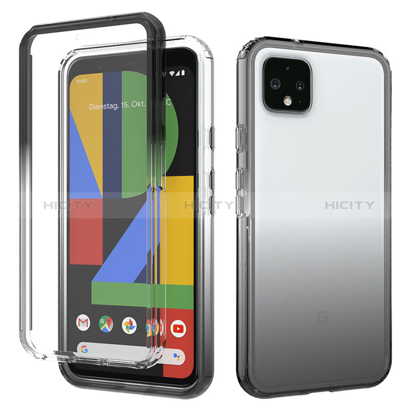 Funda Silicona Carcasa Ultrafina Transparente Goma Frontal y Trasera 360 Grados Gradiente para Google Pixel 4 XL