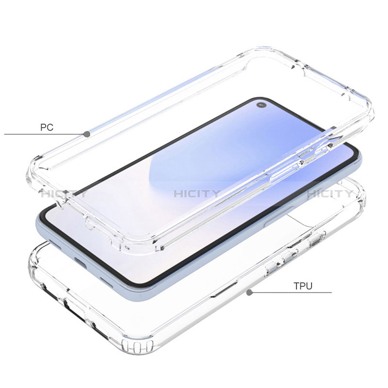 Funda Silicona Carcasa Ultrafina Transparente Goma Frontal y Trasera 360 Grados Gradiente para Google Pixel 4a 5G