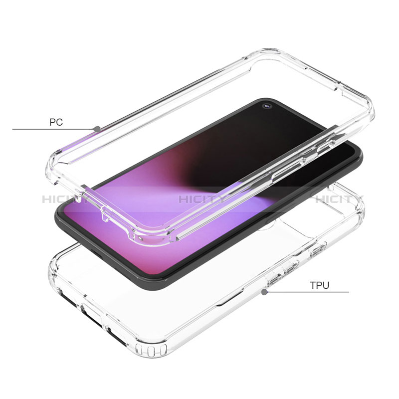 Funda Silicona Carcasa Ultrafina Transparente Goma Frontal y Trasera 360 Grados Gradiente para Google Pixel 5