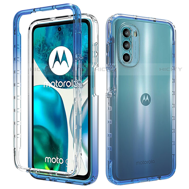 Funda Silicona Carcasa Ultrafina Transparente Goma Frontal y Trasera 360 Grados Gradiente para Motorola Moto Edge (2022) 5G