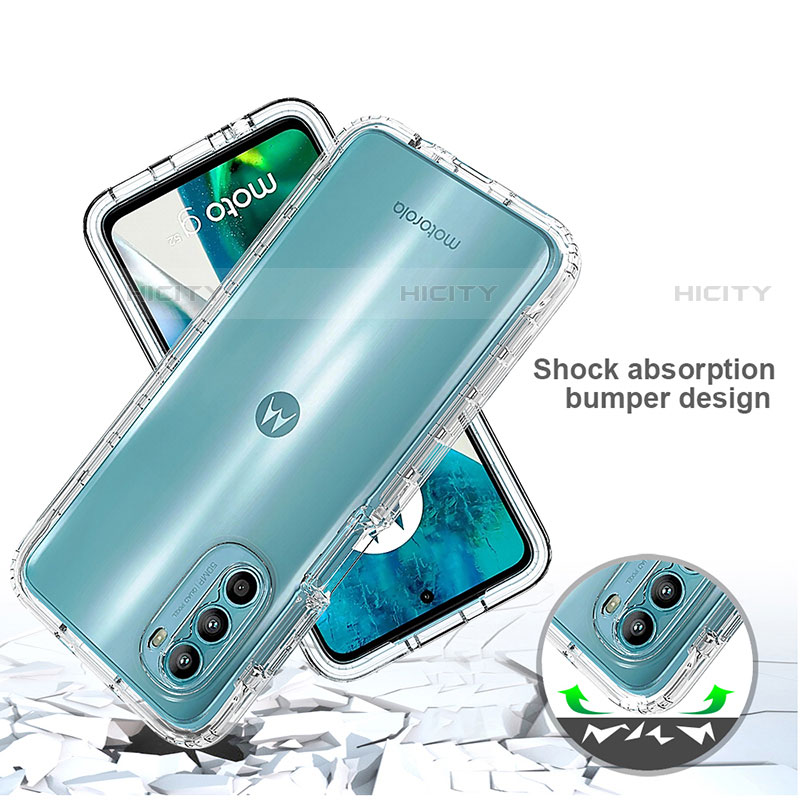 Funda Silicona Carcasa Ultrafina Transparente Goma Frontal y Trasera 360 Grados Gradiente para Motorola Moto G82 5G