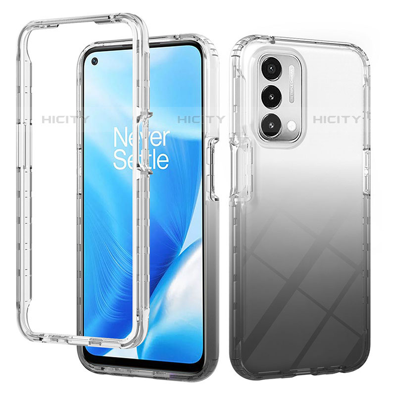 Funda Silicona Carcasa Ultrafina Transparente Goma Frontal y Trasera 360 Grados Gradiente para OnePlus Nord N200 5G