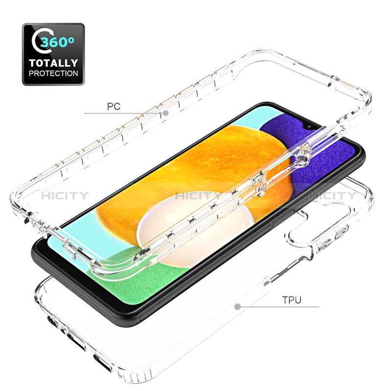 Funda Silicona Carcasa Ultrafina Transparente Goma Frontal y Trasera 360 Grados Gradiente para Samsung Galaxy A04s