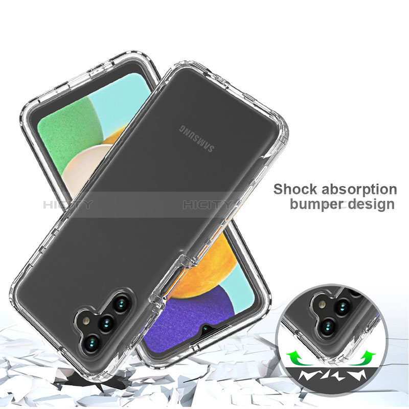 Funda Silicona Carcasa Ultrafina Transparente Goma Frontal y Trasera 360 Grados Gradiente para Samsung Galaxy A04s