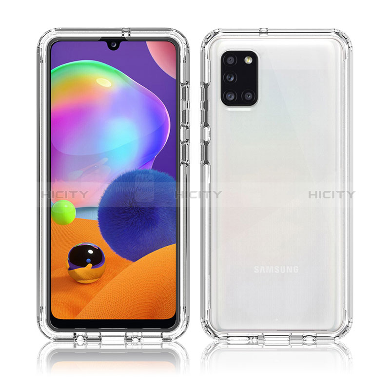 Funda Silicona Carcasa Ultrafina Transparente Goma Frontal y Trasera 360 Grados Gradiente para Samsung Galaxy A31