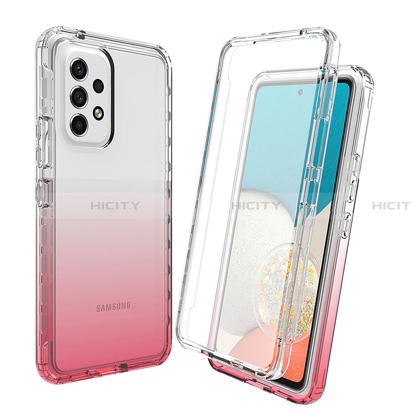 Funda Silicona Carcasa Ultrafina Transparente Goma Frontal y Trasera 360 Grados Gradiente para Samsung Galaxy A33 5G