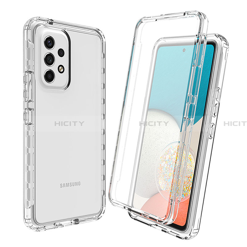 Funda Silicona Carcasa Ultrafina Transparente Goma Frontal y Trasera 360 Grados Gradiente para Samsung Galaxy A33 5G