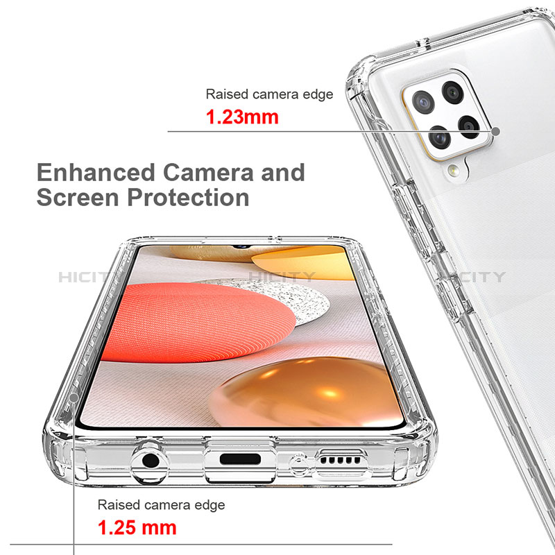 Funda Silicona Carcasa Ultrafina Transparente Goma Frontal y Trasera 360 Grados Gradiente para Samsung Galaxy A42 5G